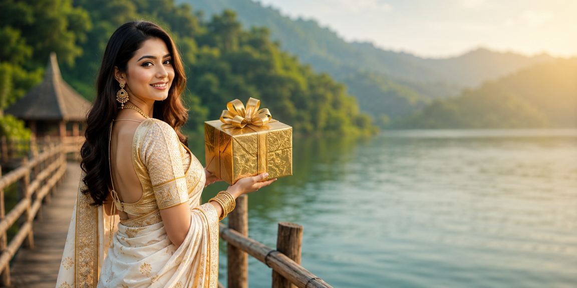 বান্দরবানে লটারি ও পেমেন্ট থিম শাড়ি পরিবেশ