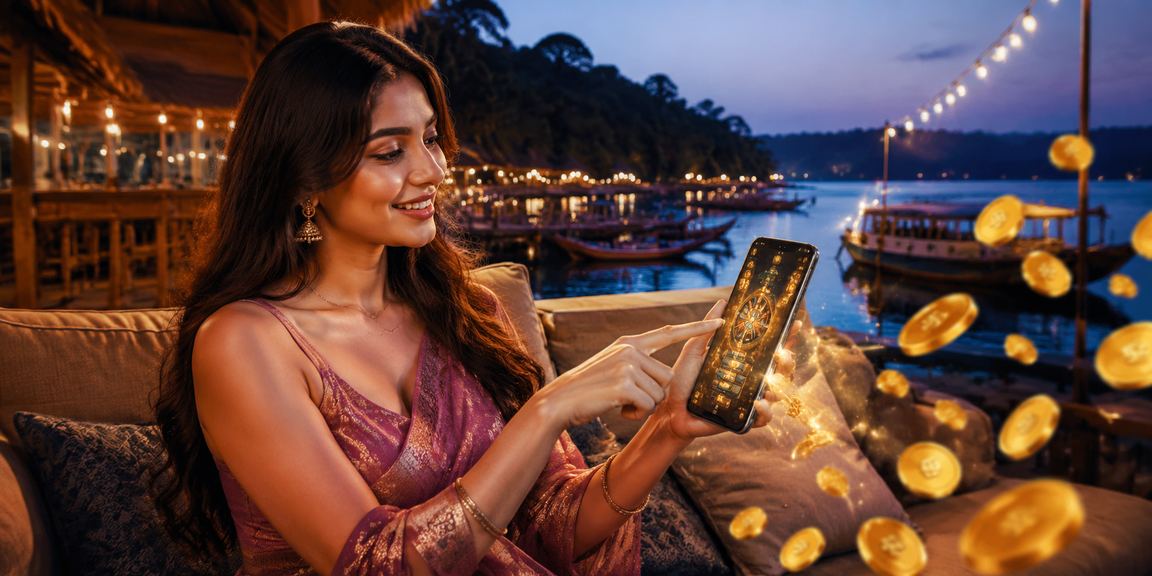 কক্সবাজার সমুদ্র সৈকতে মোবাইলে বেটিং করছেন একজন তরুণ