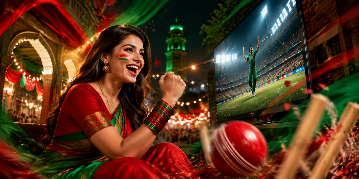 রংপুরে লাল-সবুজ থিমে ক্রিকেট বেটিং উদযাপন